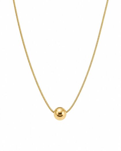 Çelik Top Kolye
