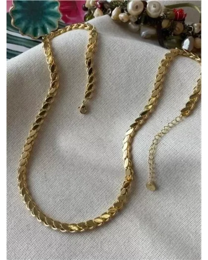 45 cm İnce Çelik Arpa Kolye