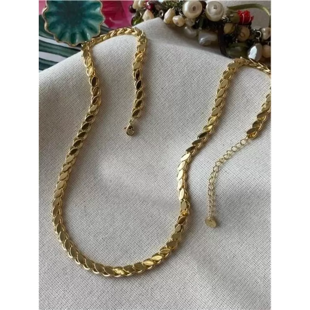 45 cm İnce Çelik Arpa Kolye