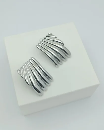 Çelik Silver Hailey Küpe