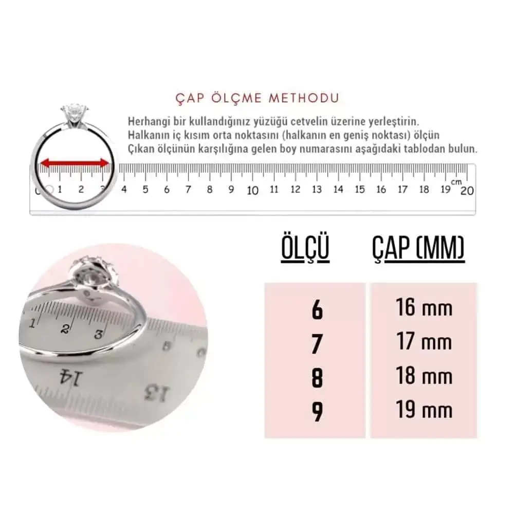 Yüzük Ölçüsü Nasıl Alınır – Yüzük Ölçüsü Nasıl Hesaplanır