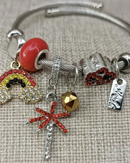 Gökkuşağı ve Palmiye Charm Pandora