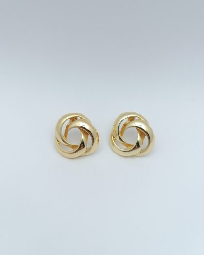 Gold Renk Loop Küpe