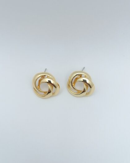 Gold Renk Loop Küpe