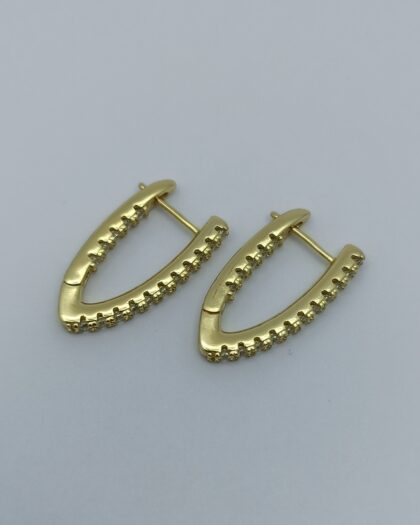 VIP 14K Taşlı Lades Küpe